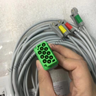 GE Care Fusion Kabel do pielęgnacji EKG 3 odprowadzenia ze zintegrowanym przewodem odprowadzenia chwytaka IEC 3,6 m 12 stóp REF 2021141-002 2017004-003
