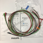 philip CBL Wielokrotnego użytku przewody EKG 5 Zestaw odprowadzeń Snap AAMI ICU M1644A 989803144991