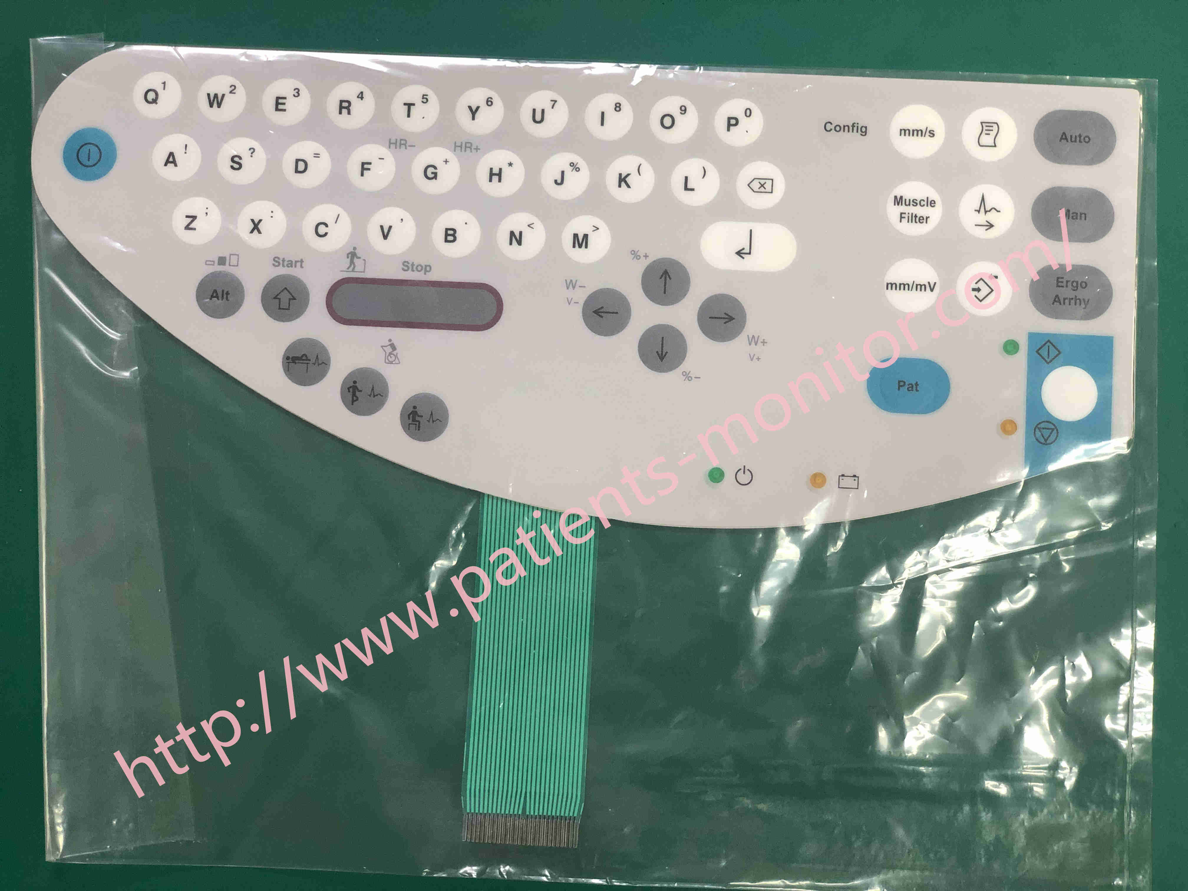 Mac1200 MAC1200ST 12-przewodowa klawiatura GE EKG Klawiatura Części zamienne do klawiatury